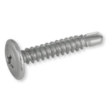 Drilling screws flat head